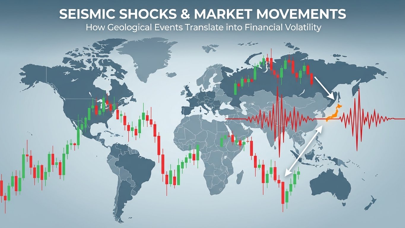 Chart illustrating Japan earthquake economic impact on global financial markets