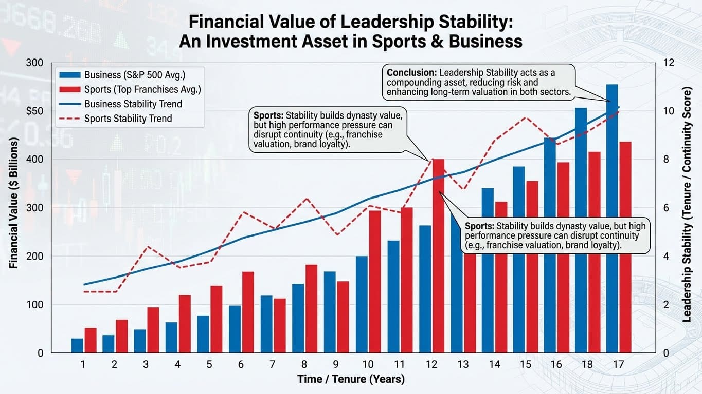 Financial value of leadership stability