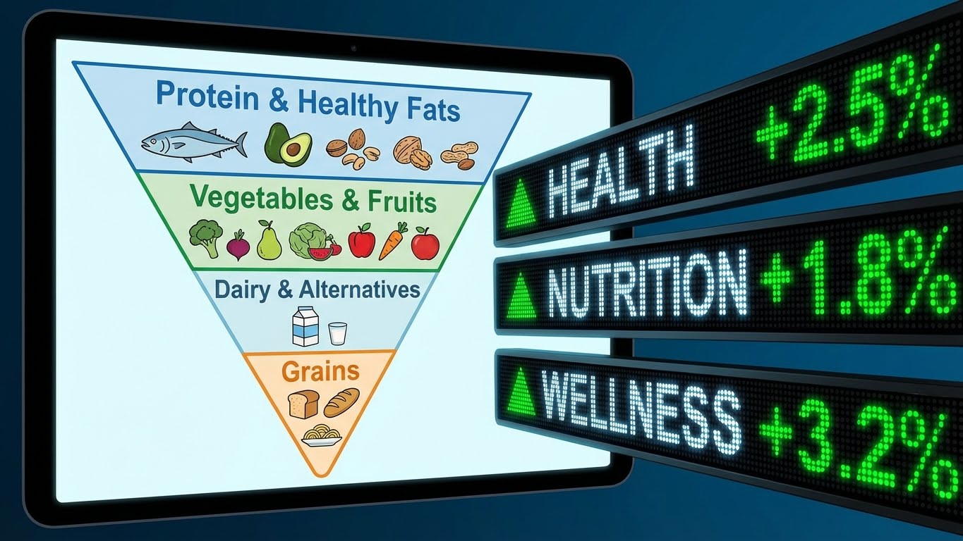 The Food Pyramid 2026 showing the inverted dietary guidelines for Americans.
