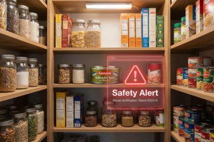 A visual guide to the Tuna Recall January 2026 showing the affected Genova brand products.