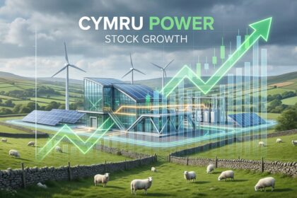A professional graphic showing the National Grid North Wales network upgrade investment and its impact on energy infrastructure markets.