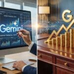 A visual guide to using Google Gemini for wealth building and financial analysis.
