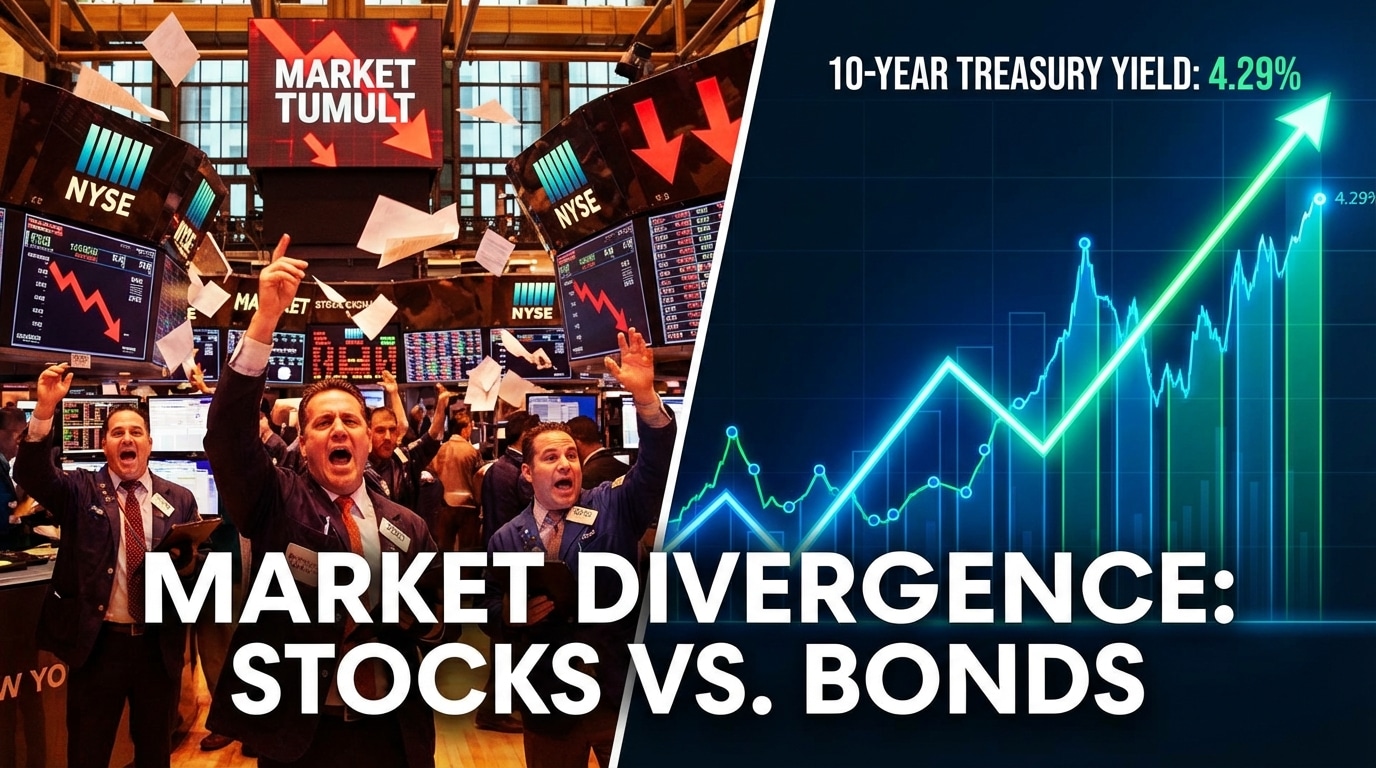 Stock market today Dow S&P 500 Nasdaq sink amid trade tensions and bond rout.