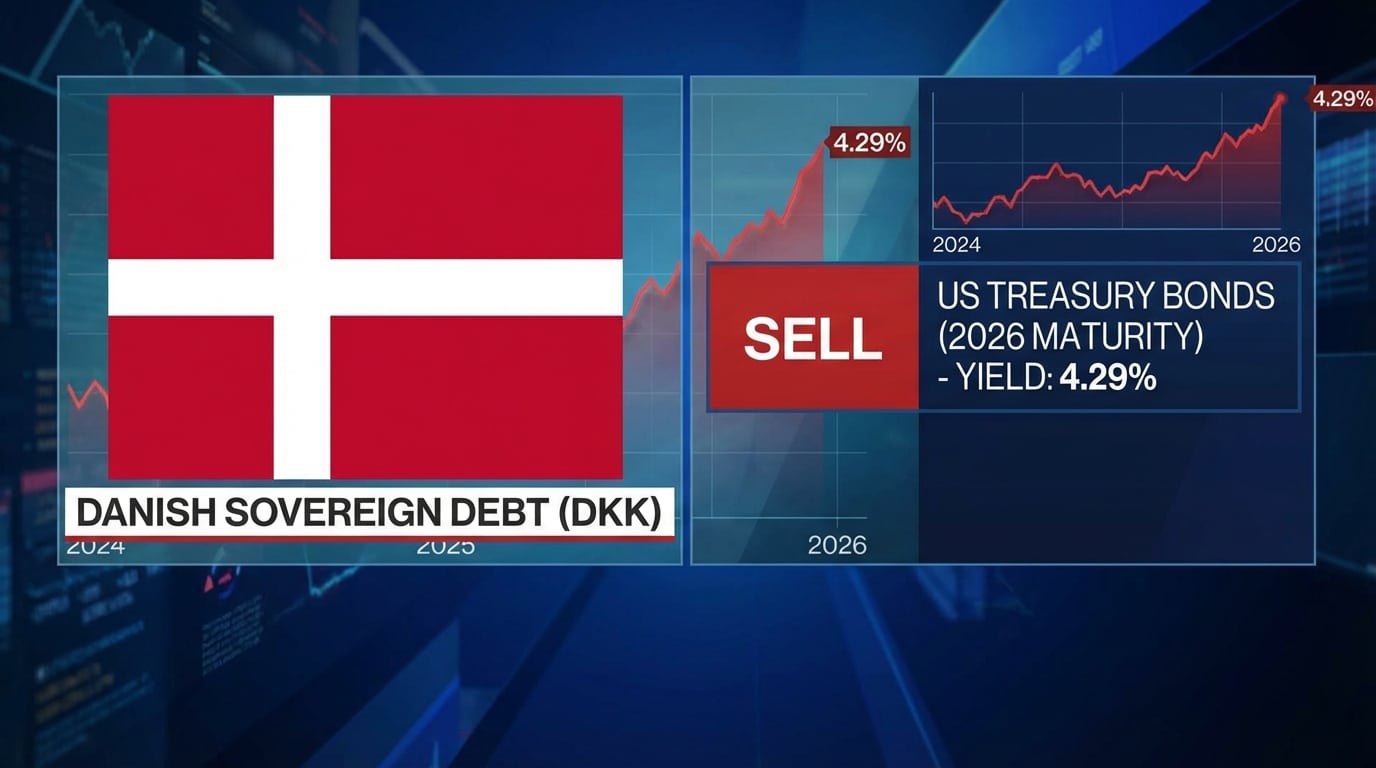Danish pension fund selling US Treasurys amid 2026 fiscal concerns.
