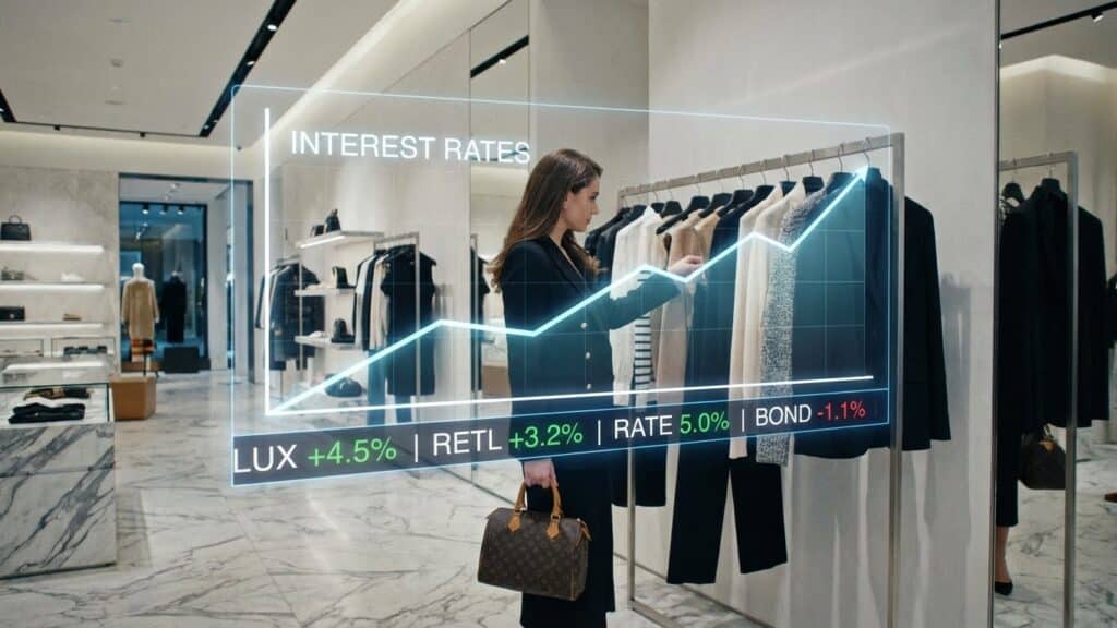 A professional visual for analyzing consumer discretionary stocks high interest rates in 2026.