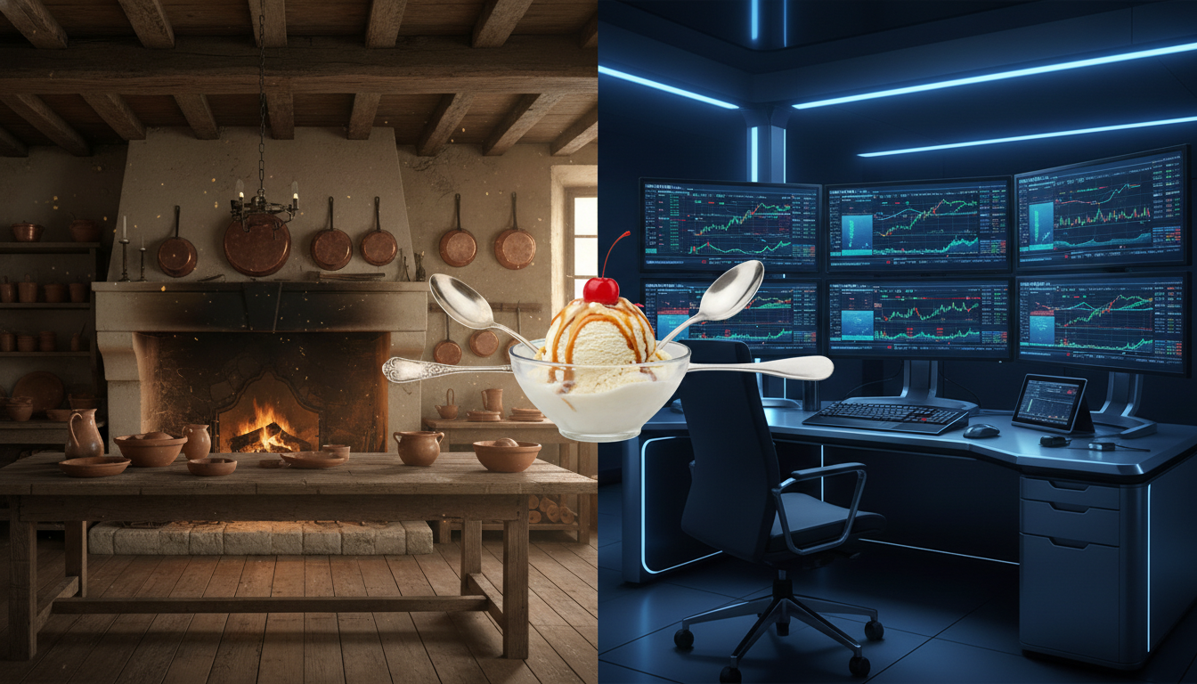 A visual representation of Thomas Jefferson’s French culinary influence and its connection to modern investment strategies.