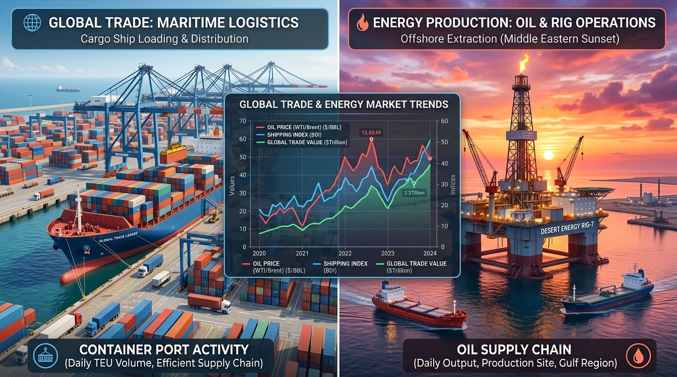 A visual representation of a Disorderly Trade War and Energy Security Strategies in the 2026 global economy.